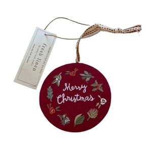 Primitives By Kathy Fresh Linen Christmas Ornament